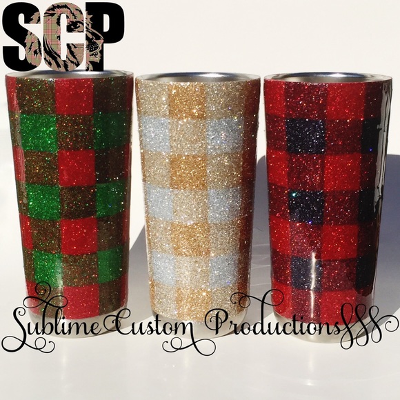 plaid tumbler